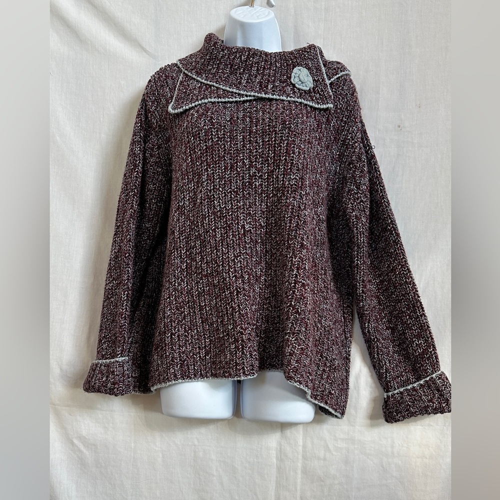 Oversized comfy sweater made by Katherine Johansson Martha Vineyard Size L